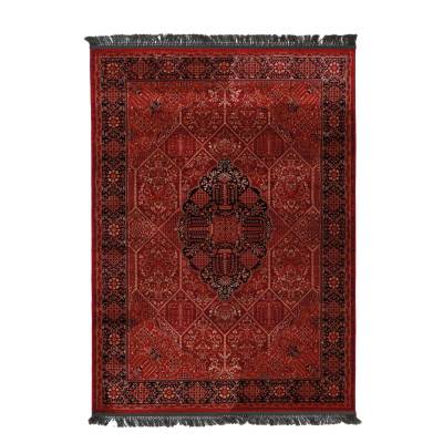 Κλασικό χαλί Afgan 316A D.RED BLACK Royal Carpet - 100 x 160 cm