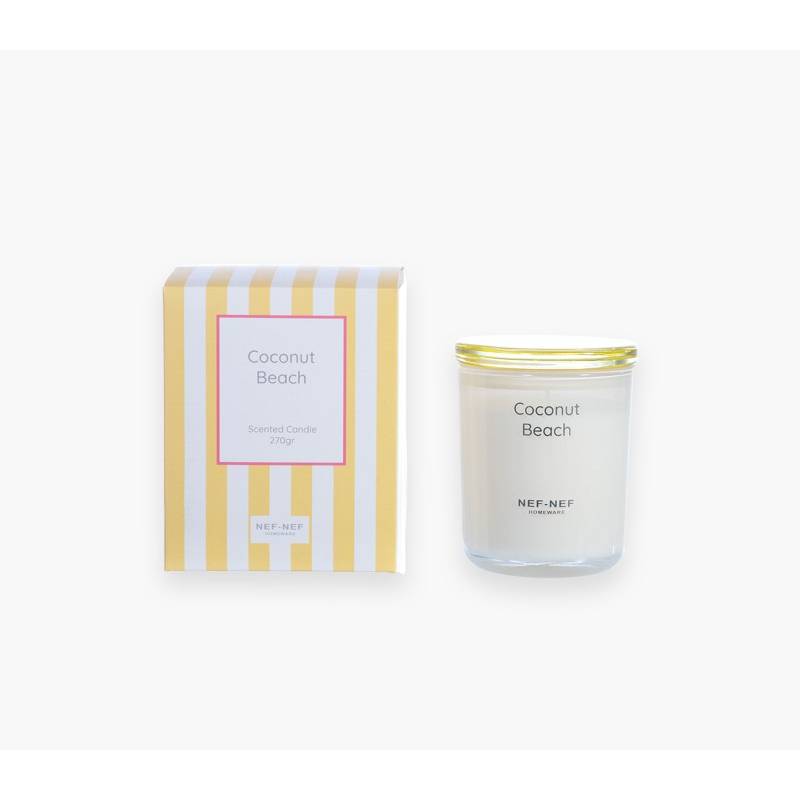 Αρωματικο Κερί Coconut Beach 270gr NEF-NEF Homeware