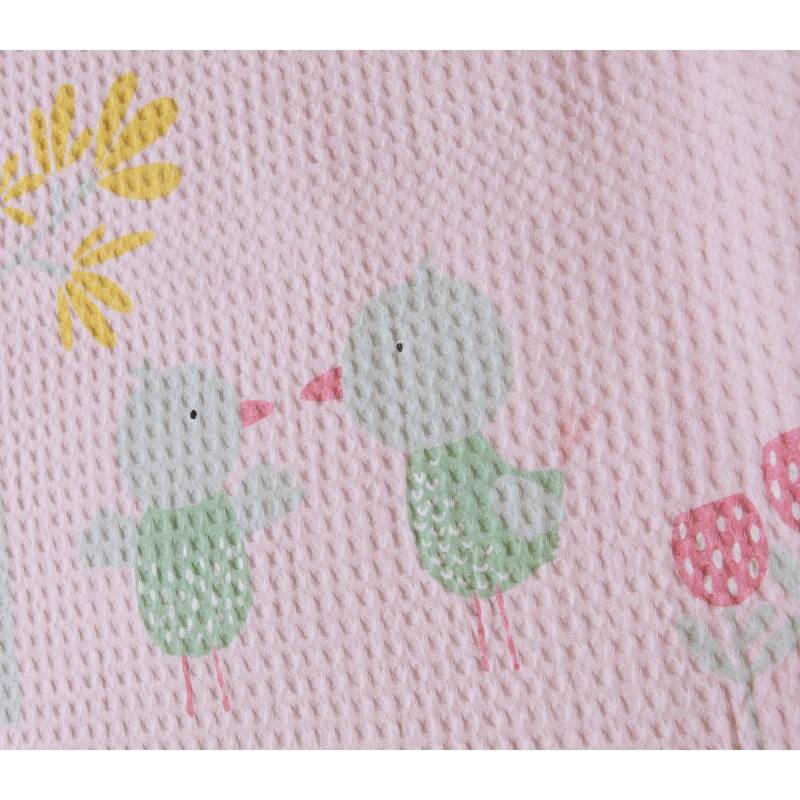 Βρεφική Κουβέρτα Πικε Aγκαλιας Spring Happiness 80X110 NEF-NEF Homeware