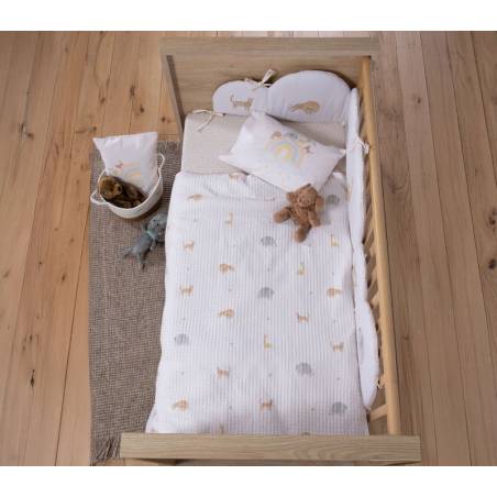 Βρεφική Κουβέρτα Πικε Aγκαλιας Jungle In Motion 80X110 NEF-NEF Homeware