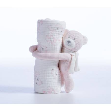 ΚΟΥΒΕΡΤΑΚΙ ΜΕ ΑΡΚΟΥΔΑΚΙ TEDDY 75X100 NEF-NEF HOMEWARE