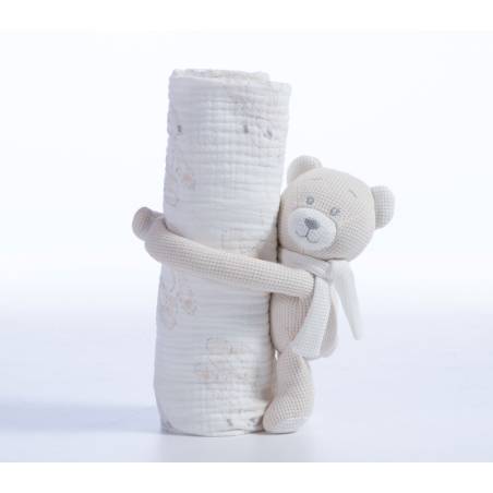 ΚΟΥΒΕΡΤΑΚΙ ΜΕ ΑΡΚΟΥΔΑΚΙ TEDDY 75X100 NEF-NEF HOMEWARE