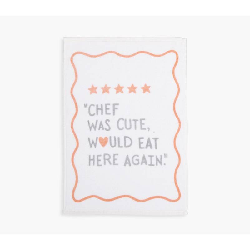 Ποτηρόπανο Βελουτε Chef Was Cute 40χ60 NEF-NEF Homeware