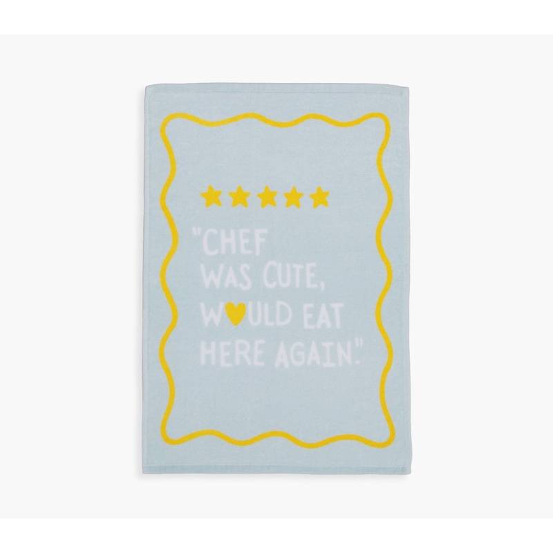 Ποτηρόπανο Βελουτε Chef Was Cute 40χ60 NEF-NEF Homeware