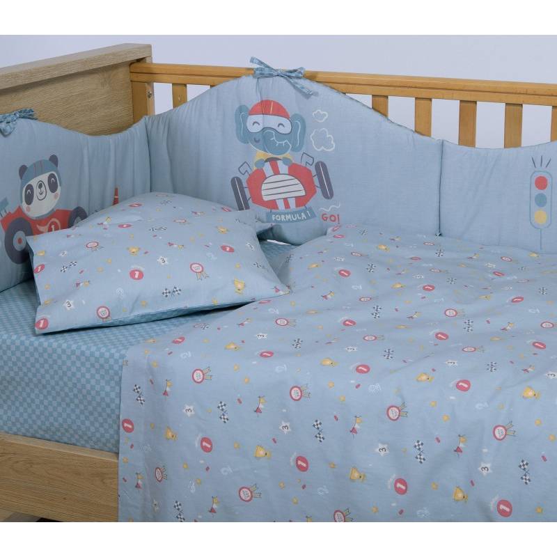Βρεφικά Σετ Σεντόνια Κούνιας Super Boy NEF-NEF Homeware