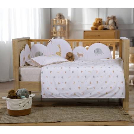 Βρεφικά Σετ Σεντόνια Κούνιας Jungle In Motion NEF-NEF Homeware