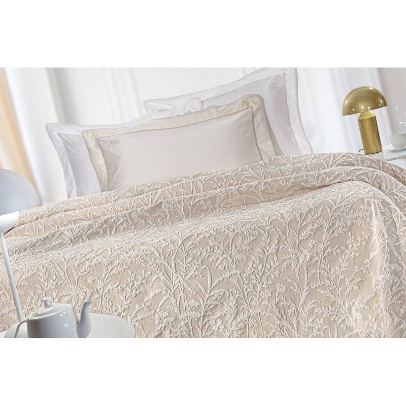 Κουβέρτες Bouquet Natural 260X250 (2 Sides)