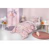 Σεντόνια Jungle Pink 100X200+28 Σετ 3τμχ Λαστιχο