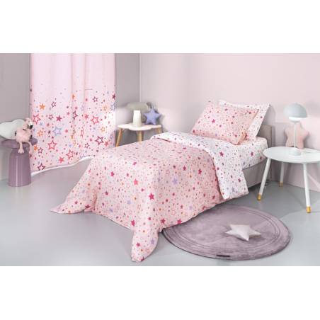 Σεντόνια Starland Pink 100X200+28 Σετ 3τμχ Λαστιχο