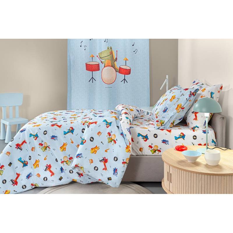 Σεντόνια Band Sky 100X200+28 Σετ 3τμχ Λαστιχο