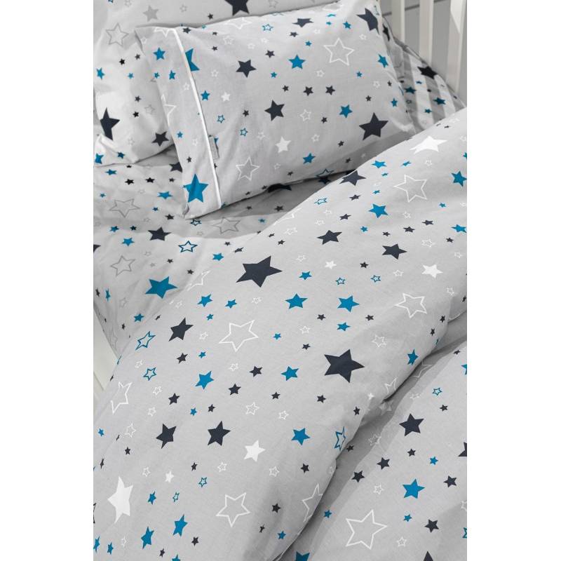 Σεντόνια Bebe Starland Silver Σετ 3τμχ (2x115x170 30X40)