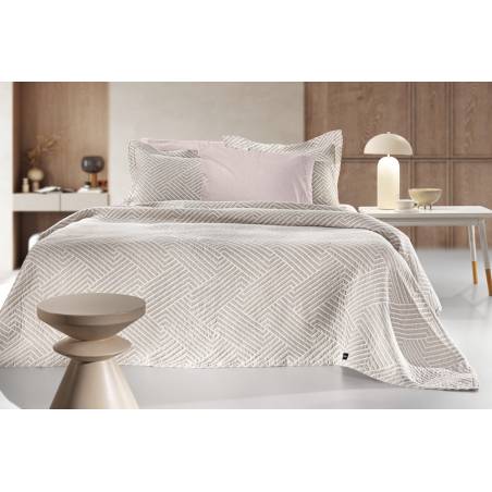 Κουβέρτα Lupo Beige/White 245X260 Guy Laroche