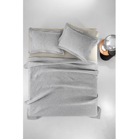 Κουβέρτα Tetris Anthracite 245X260 Guy Laroche