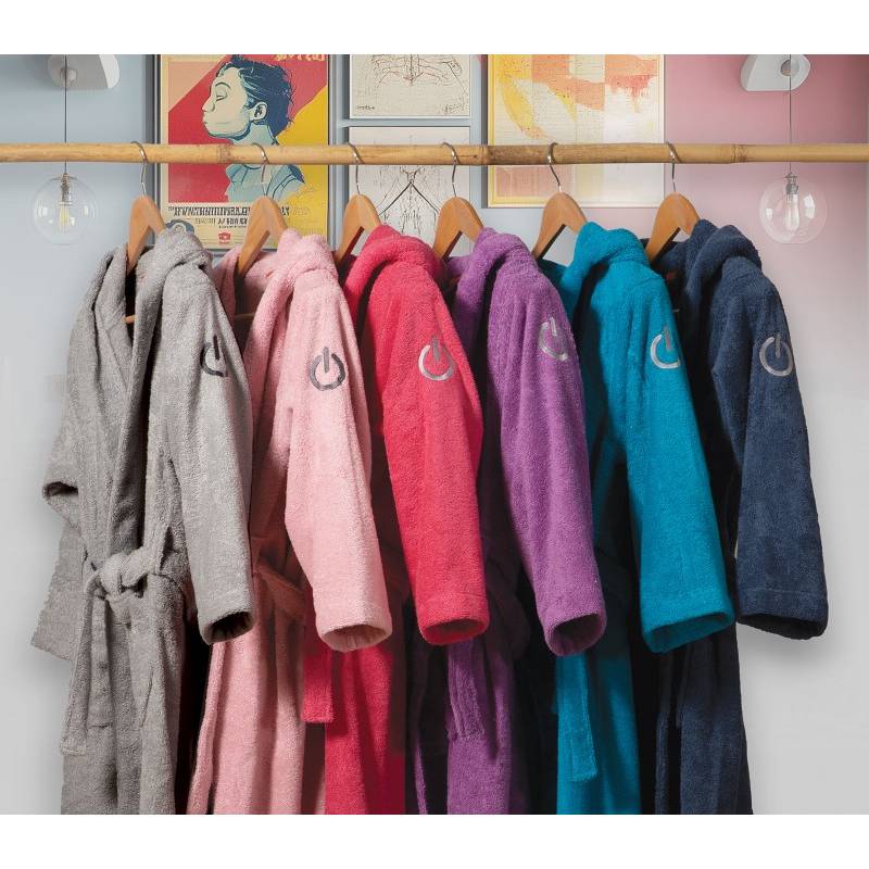 Παιδικό Μπουρνούζι Βαμβακερό Color Kids No 8 - Petrol - NEF-NEF Homeware