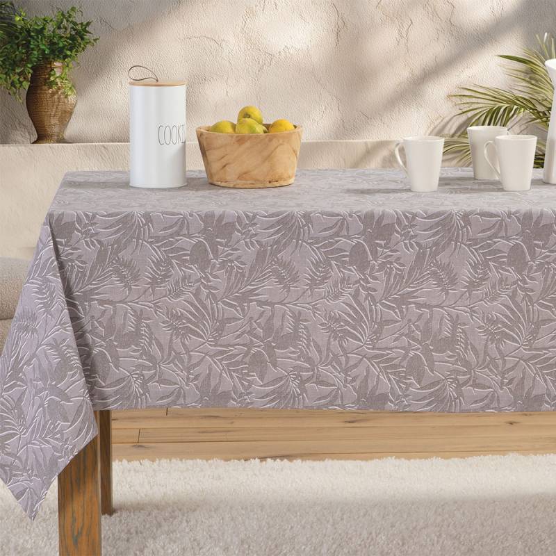 Τραπεζομάντηλο Αλέκιαστο Dazier 140X140 - Grey - NEF-NEF Homeware