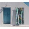 NEF-NEF Homeware Πετσέτα Θαλάσσης Leaferio 80x160 DARK BLUE