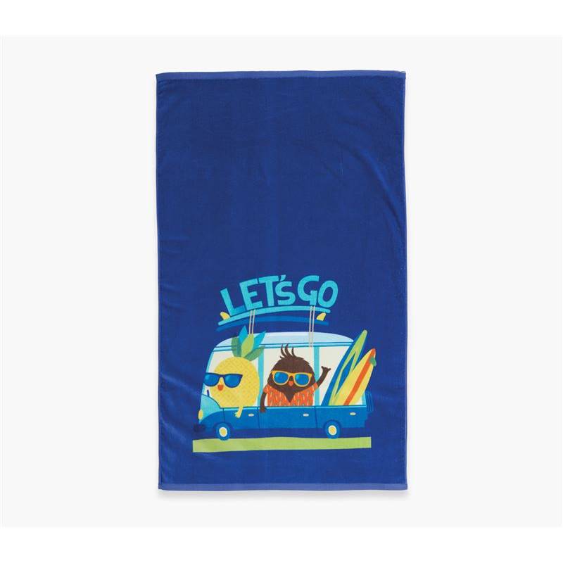NEF-NEF Homeware Παιδική Πετσέτα Θαλάσσης Lets Go 70x120 BLUE