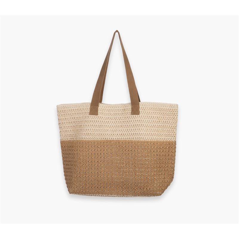 NEF-NEF Homeware Τσάντα Θαλάσσης Sandre 50x38x36x14 ECRU/NATURAL