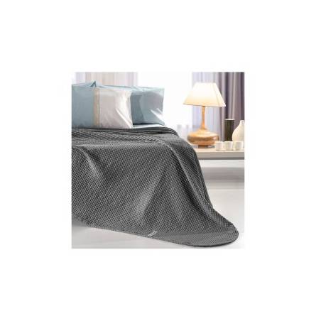 Guy Laroche Κουβέρτα Πικέ Μονή 160x240 Eternity Anthracite