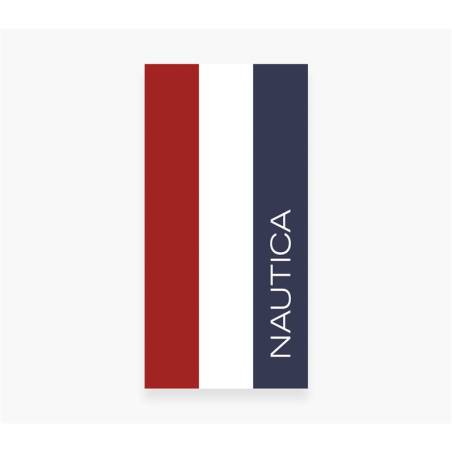 NEF-NEF Homeware Πετσέτα Θαλάσσης Nautica-NAU Way Up 80x160 RED/WHITE/BLUE
