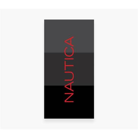 NEF-NEF Homeware Πετσέτα Θαλάσσης Nautica-NAU Layer 80x160 BLACK/GREY