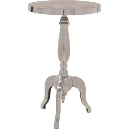 ΤΡΑΠΕΖΙ ΑΛΟΥΜΙΝΙΟΥ ΕΠΙΝΙΚΕΛΩΜΕΝΟ ΜΕ ΚΑΦΕ ΣΧΕΔΙΟ inart |