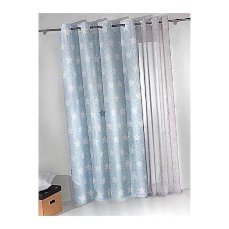 Παιδική Κουρτίνα SOFT-TOUCH PIRINEO BLUE 165X250 Saint Clair |